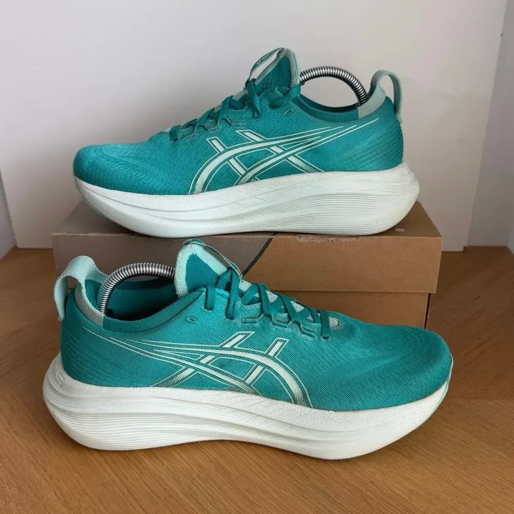 ASICS Gel Nimbus 27 ‘Wave Teal’ Women Running Sneakers- SZ 10.5